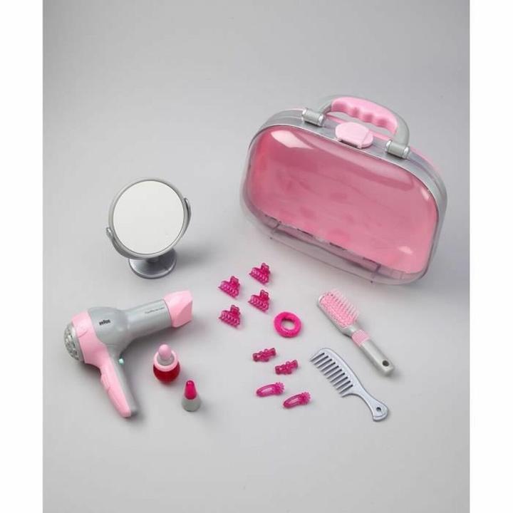 Produktbild Theo Klein Frisierkoffer mit Braun Haartrockner