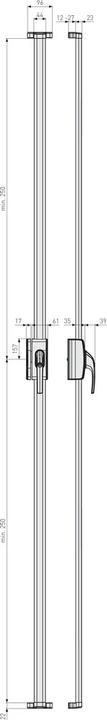 Produktbild Abus Fenster-Stangenverschlüsse FOS 650