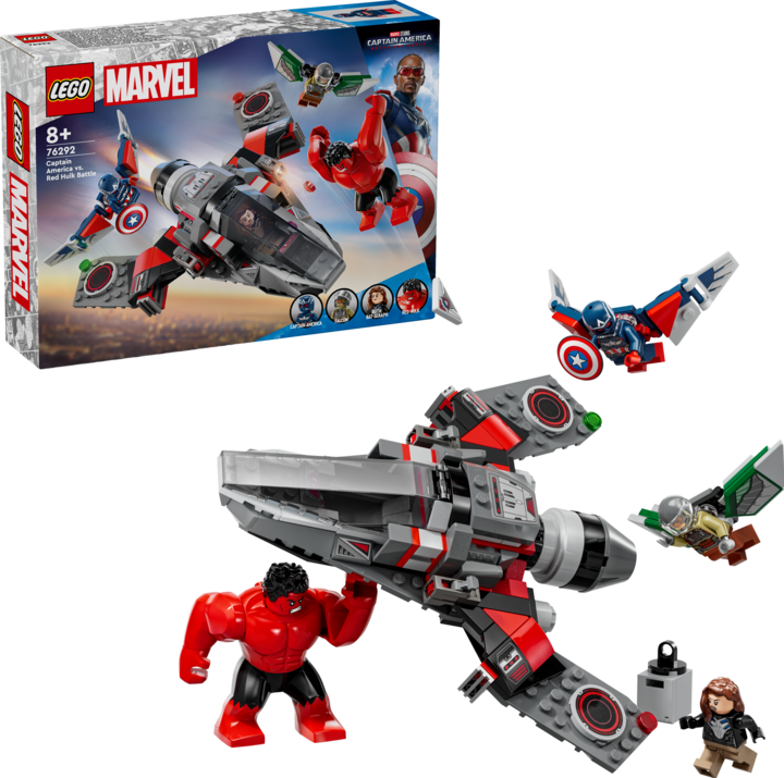 Immagine prodotto LEGO Showdown zwischen Captain America und Red Hulk (76292, LEGO Marvel)