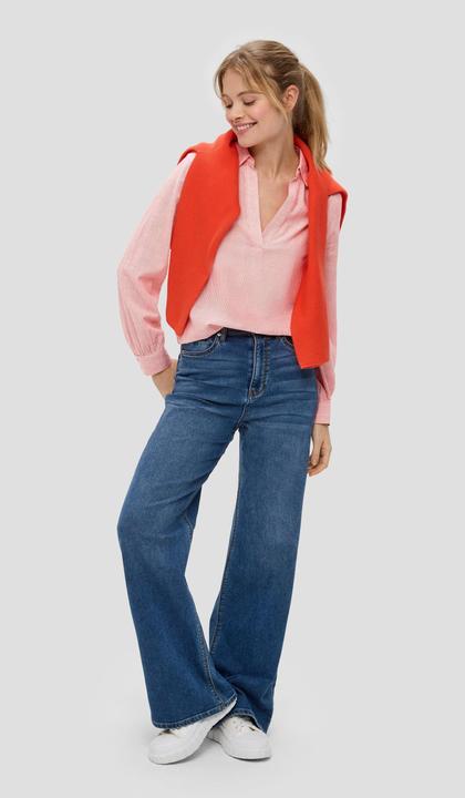 Produktbild s.Oliver Hemdbluse aus Baumwoll-Viskosemix (40)