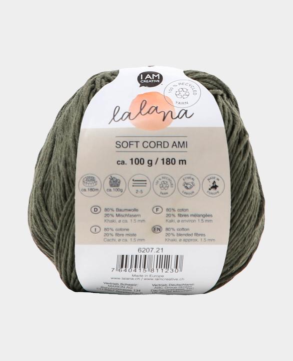Actual product image Lalana Soft Cord Ami (180 m)
