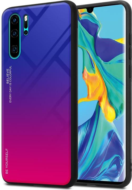 Actual product image Cadorabo TPU 2 colors glass cover (Huawei P30 Pro)