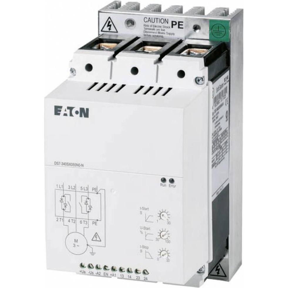 Eaton, Unità di controllo motore, Avviatore graduale, 70 A, 200-480 V CA, Us= 24 134918