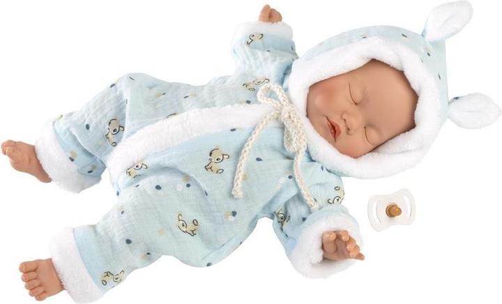 Llorens 63301 Lalka bobas 31 cm miękki brzuszek Śpioszek