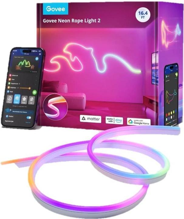 Actual product image Govee Neon (Multicoloured, RGBIC, 300 cm, Indoor)