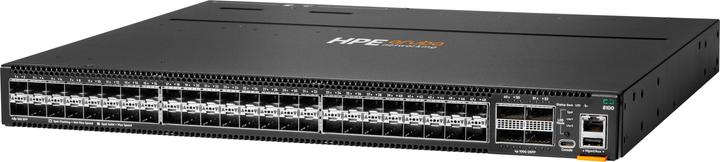 Image du produit Aruba HPE Networking CX 8100 Switch Bundle 48x10G SFP+ 4x40/100G QSFP28 FB Airflow 3Fan 2AC PSU (48 ports)