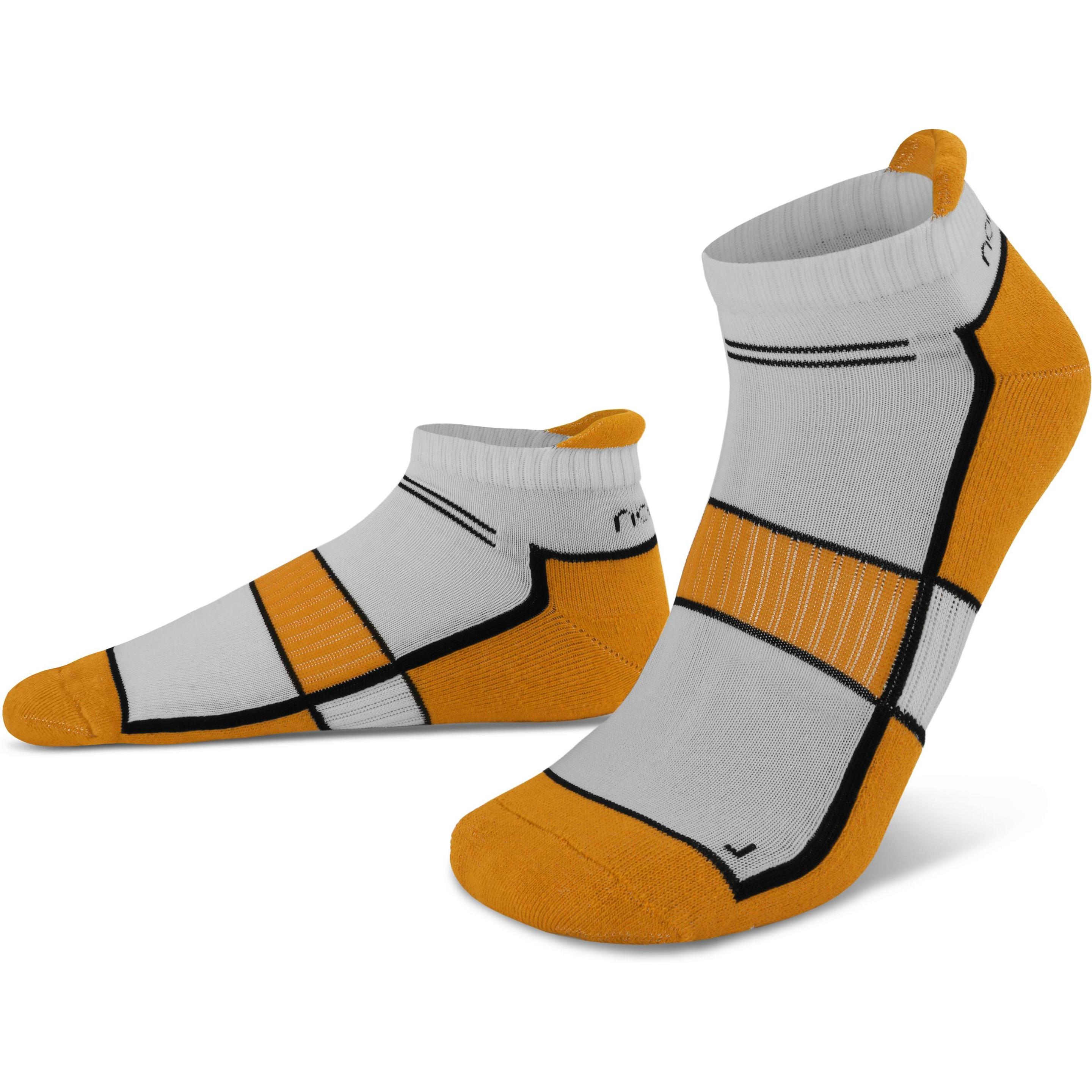 Normani, Herren, Socken, 4 Paar Running Sneaker mit Fersenlasche, Mehrfarbig, (4er Pack, 47 - 50)