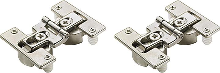 Actual product image Hettich Center hinge set with adjustable joint dimension and pivot point