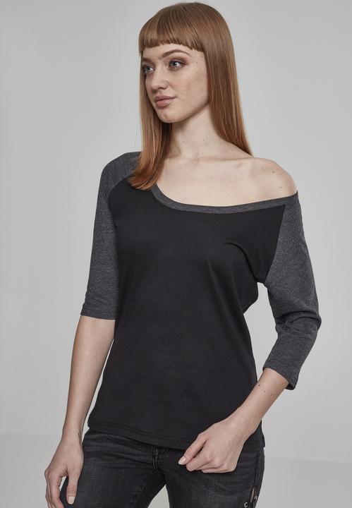 Produktbild Urban Classics Ladies 3/4 Contrast Raglan Tee (3XL)