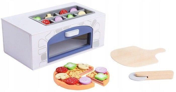 Actual product image EcoToys TOY WOODEN PIZZA KIT 4333