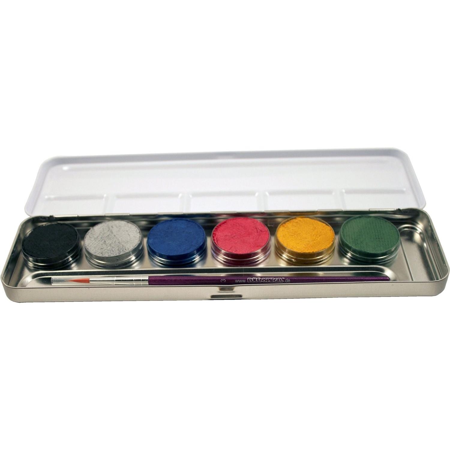 Eulenspiegel Schminkpalette 6-er