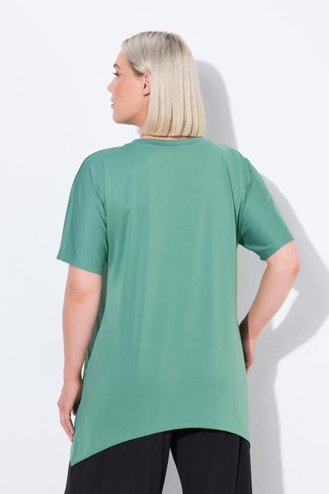 Actual product image Ulla Popken Quick Drying Pointed Hem Stretch Fit Tee (42, 44)