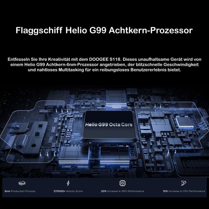 Produktbild Doogee S118 (512 GB, Rot, 6.58", Dual SIM, 4G)