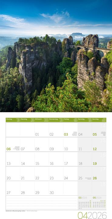 Produktbild Naturwunder Deutschland Kalender 2026 - 30x30