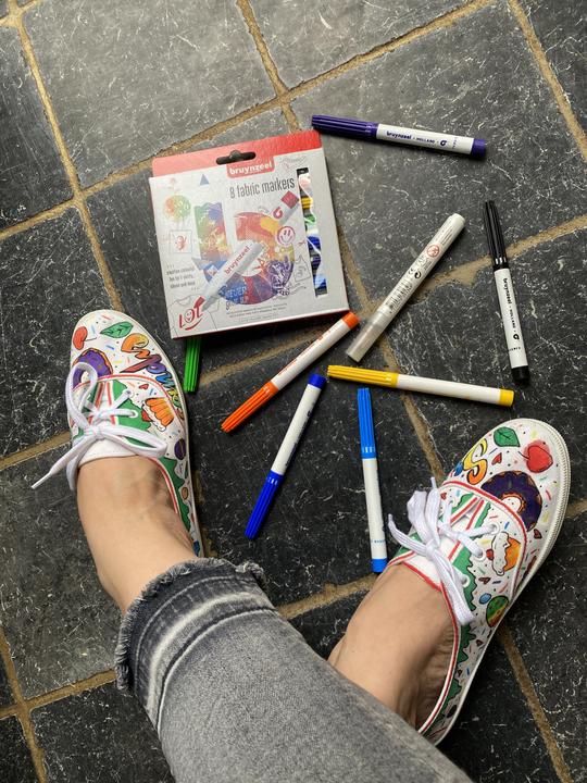 Produktbild Bruynzeel Textilmarker (8x)