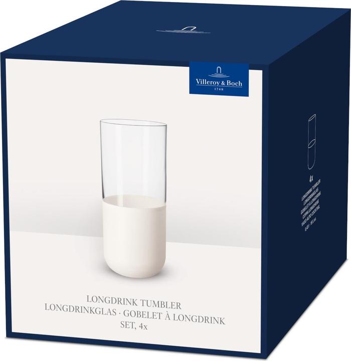 Image du produit Villeroy & Boch Verre à long drink, set de 4 pièces Manufacture Rock blanc (0.30 l, 4 x)