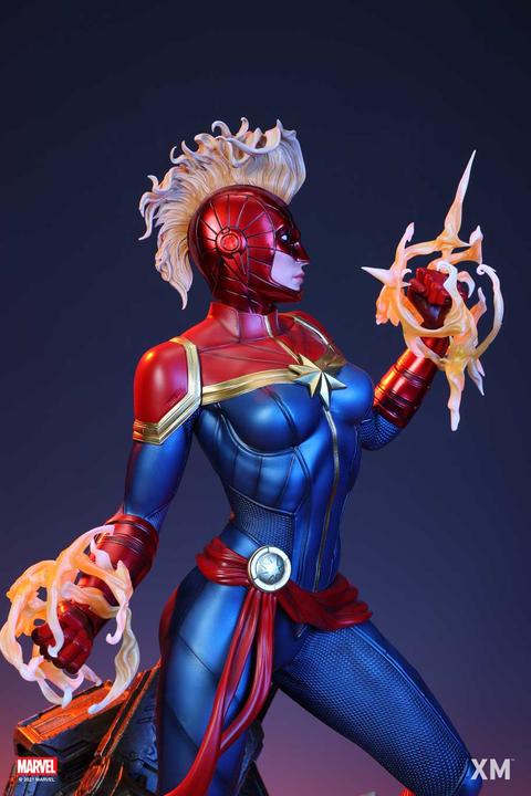 Actual product image XM Studios Marvel Comics "Captain Marvel" 1/4 Statue