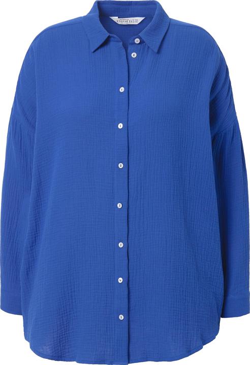 Immagine prodotto Studio Untold Blusa di mussola dal taglio oversize con collo da camicia e maniche lunghe (50, 52)