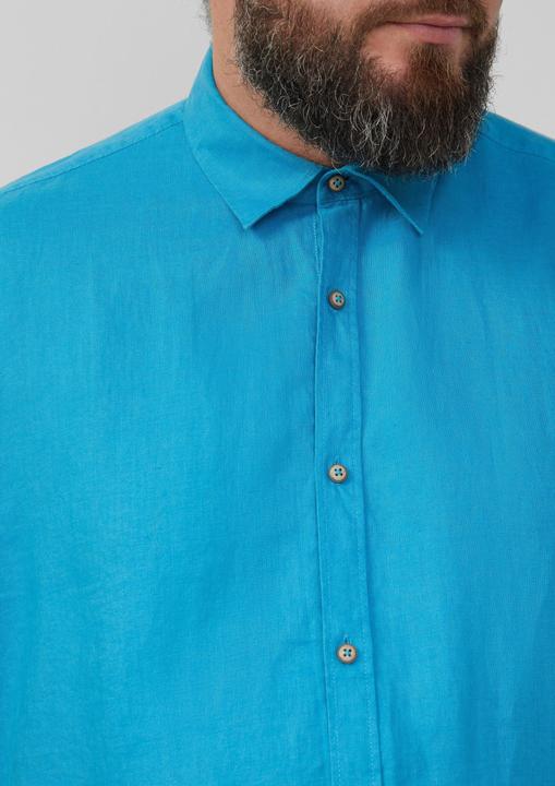 Produktbild S.Oliver Hemd Regular Fit: Leichtes Kurzarmhemd aus 100% Leinen (4XL)