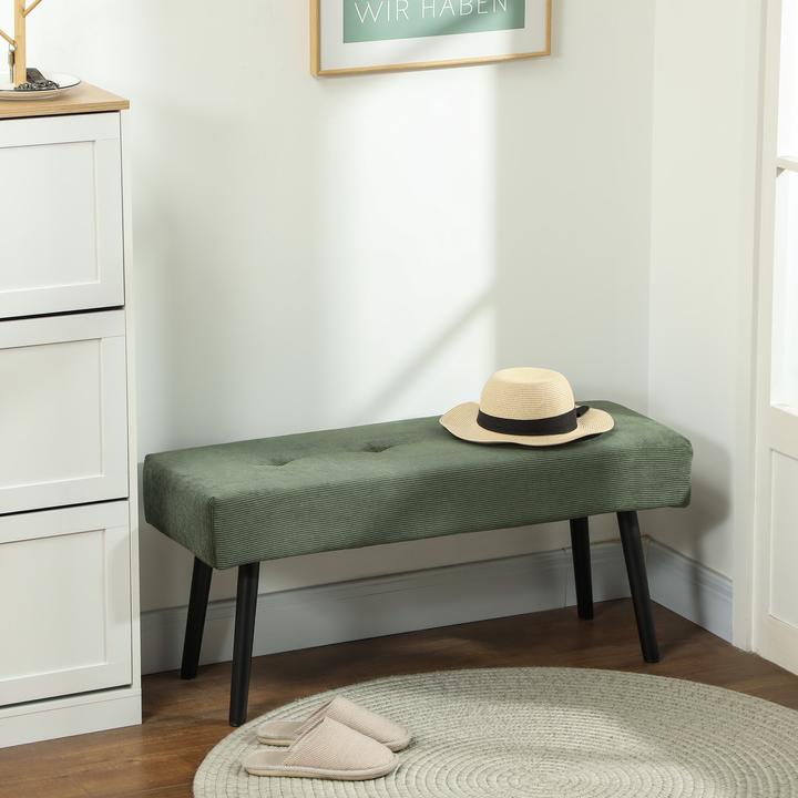 Image du produit Homcom Sitzbank Polyester, Stahl Grün (36 cm)
