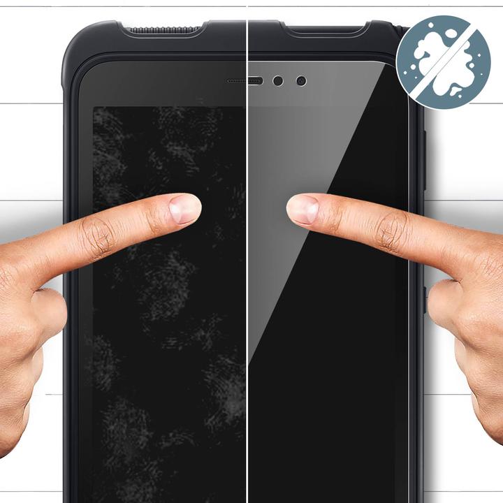 Actual product image Avizar Crystal clear film, glass screen protector (1 Piece, Galaxy Tab Active 3)