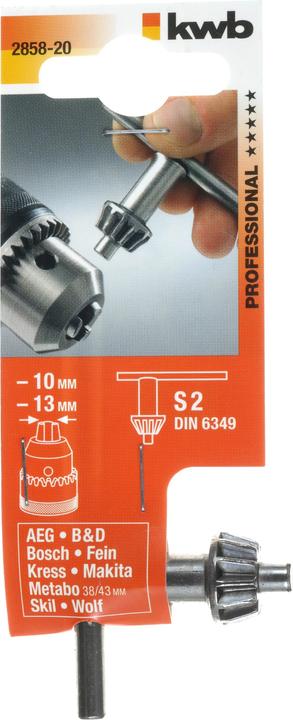 Actual product image kwb Drill chuck key S2 10/13 mm
