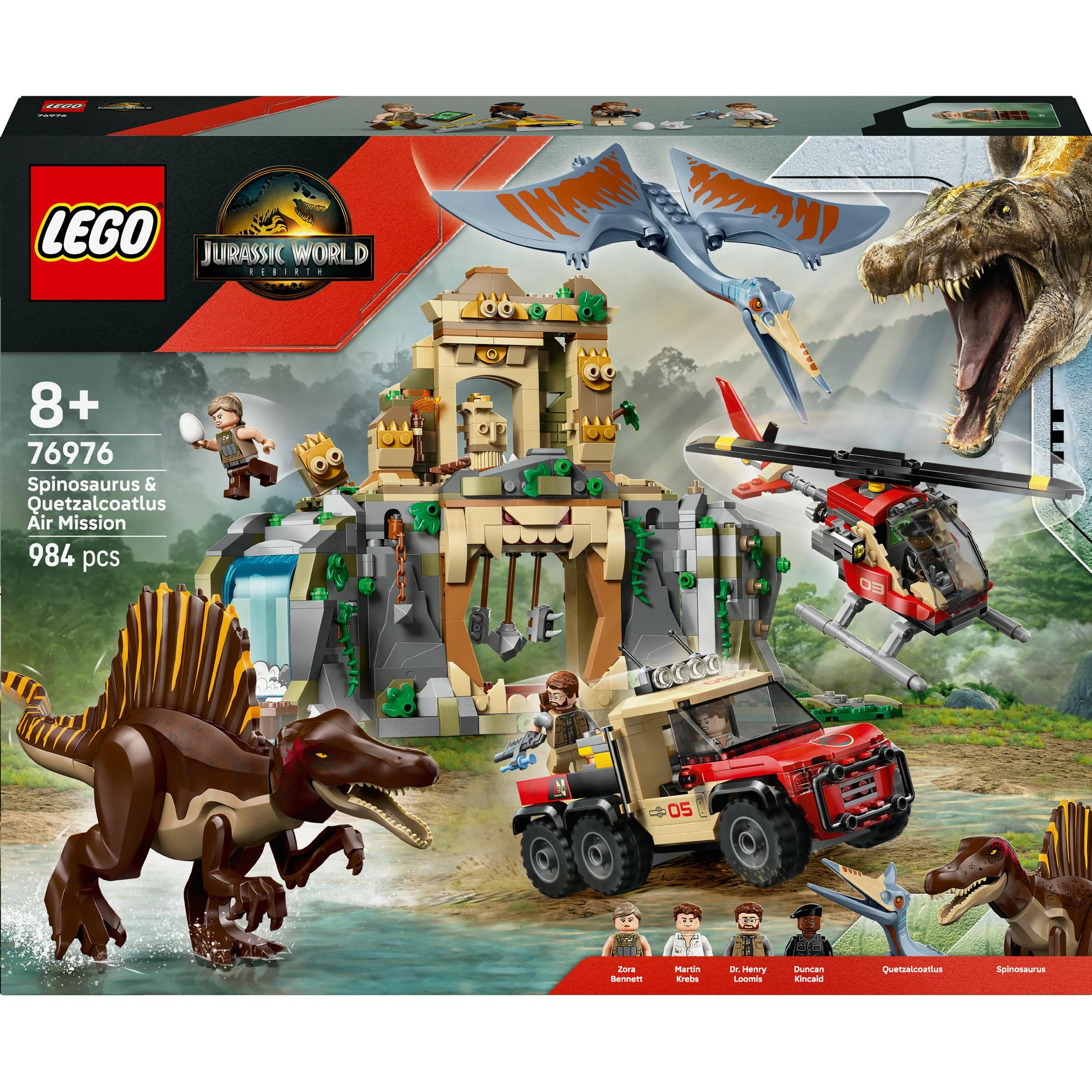 LEGO Spinosaurier & Quetzalcoatlus: Hubschrauber-Einsatz (LEGO Jurassic World)
