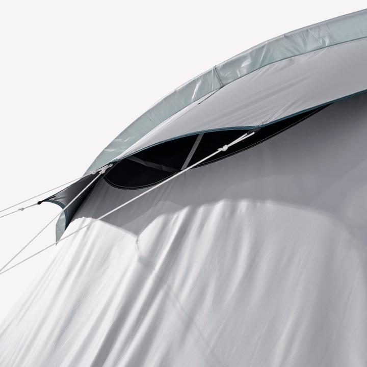 Actual product image Quechua Family tent with poles Fresh & Black - Arpenaz 5.2 for 5 people 2 cabins (Tunnel tent, 16.70 kg, 5 persons)