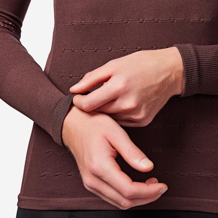 Actual product image Van rysel Bike underwear long sleeve Racer 2 dark red (M)