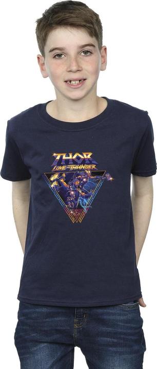 Actual product image Boys Thor Love And Thunder Logo Triangle T-Shirt (140, 146)