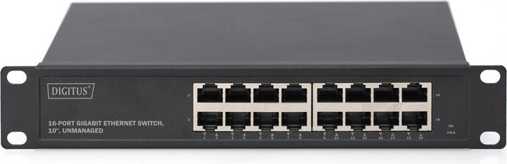 Produktbild Digitus 10" Gigabit Ethernet Switch, 16-Port, Unmanaged (16 Ports)