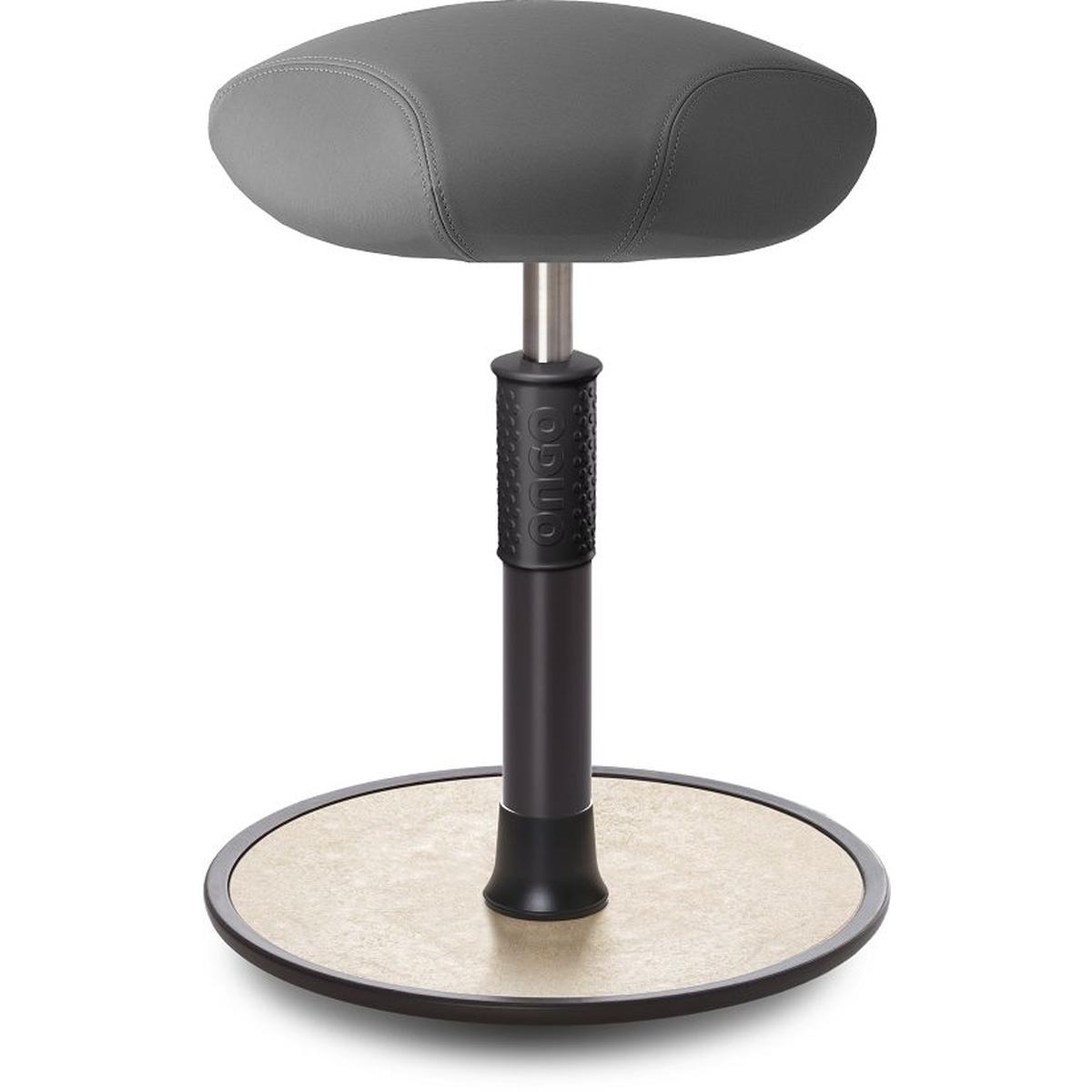 Ongo, Bürostuhl, Sitz- Stehhocker Free Regular Triangel skai Dynactiv M. 160 Grau schw. /creme