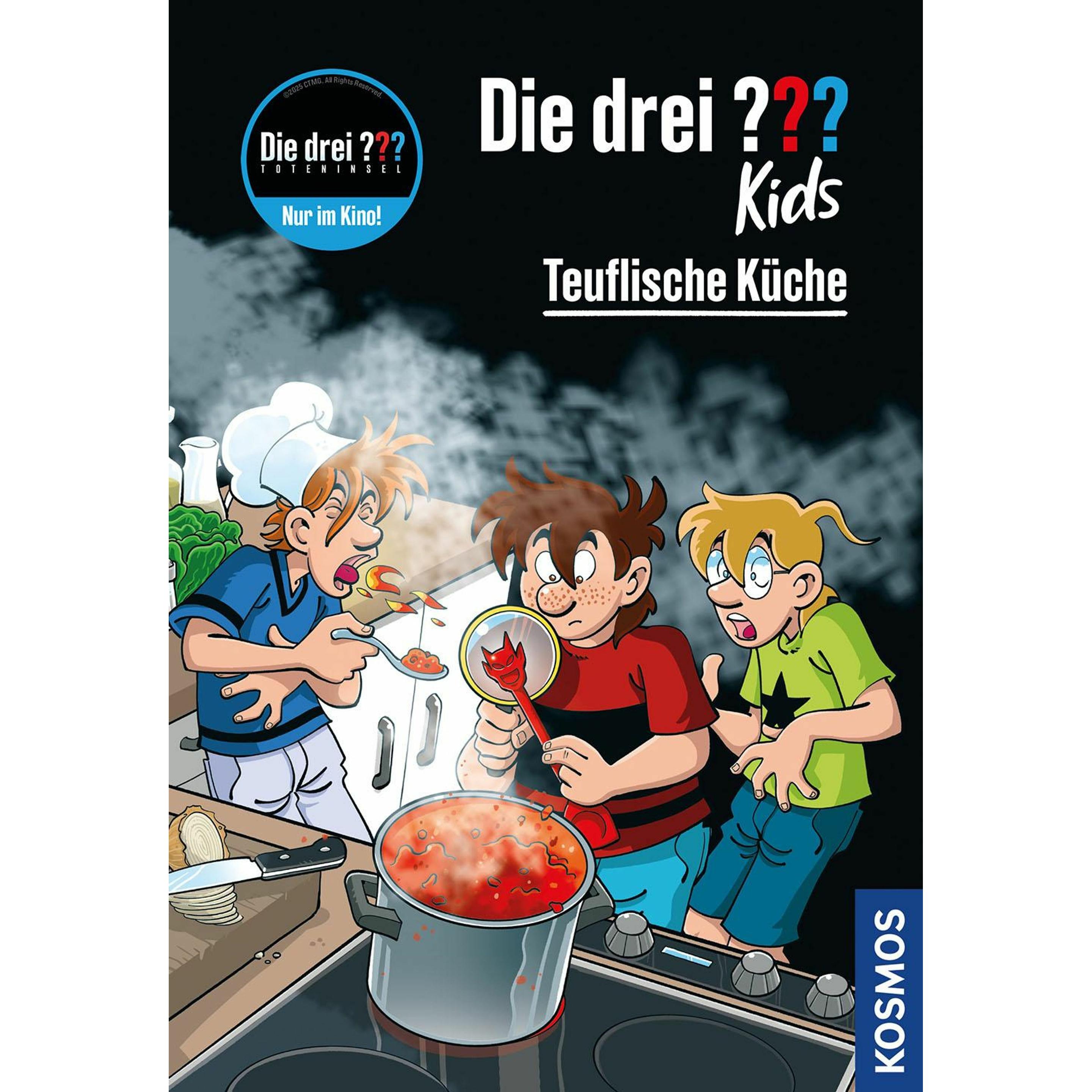 Die drei??? Kids, 104, Teuflische Küche, Libro per bambini di Kim Schmidt, Ulf Blanck