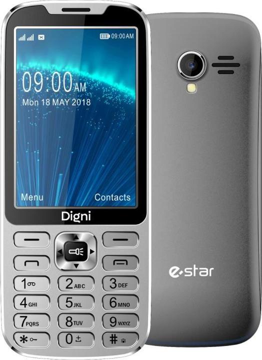 Estar Téléphone portable Digni Call 4G, 64 MB, argent (3.50", 0.30 Mpx)