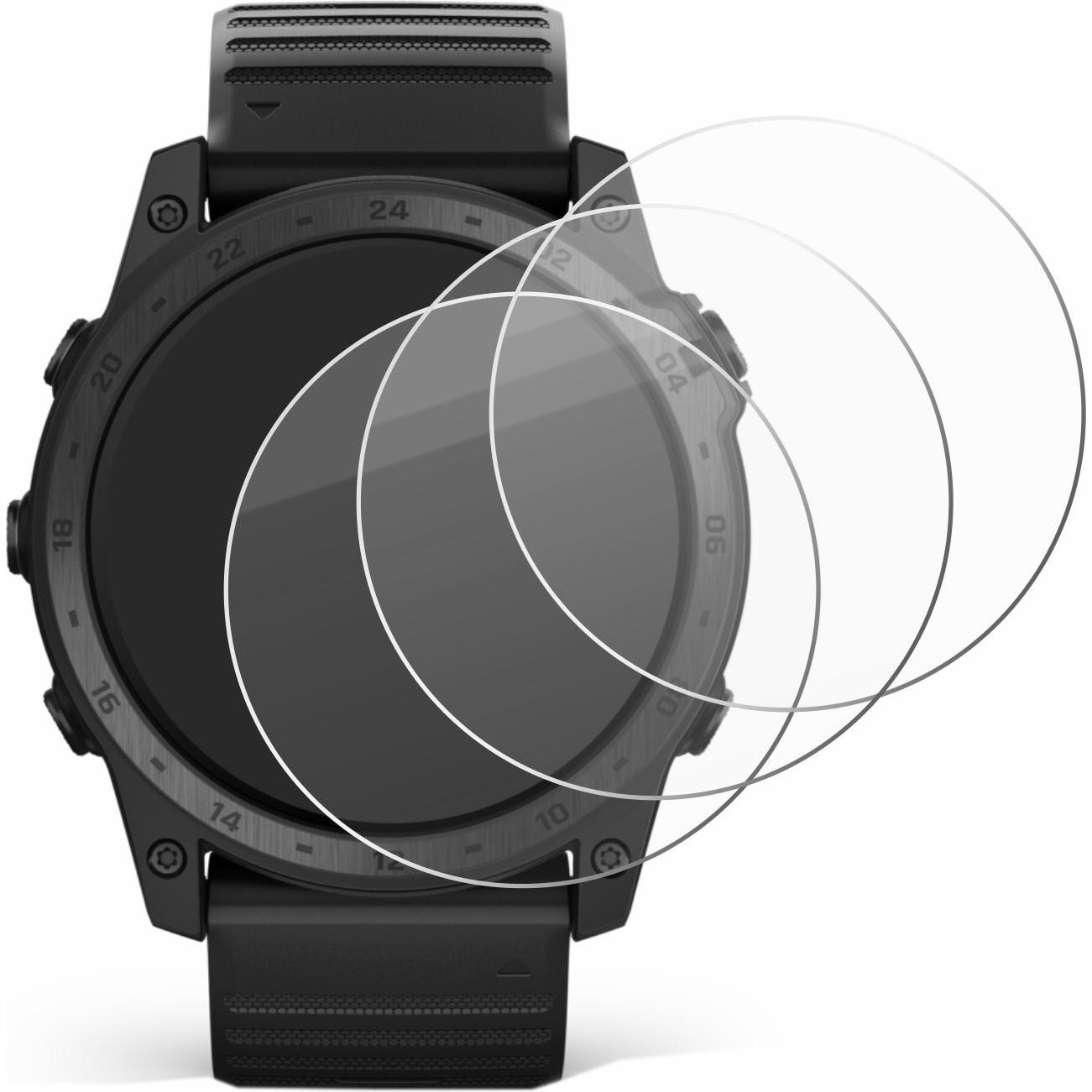 Thumbnail - Savvies Panzerglas Hartglas Displayschutz, Smartwatch Schutzfolie, Transparent