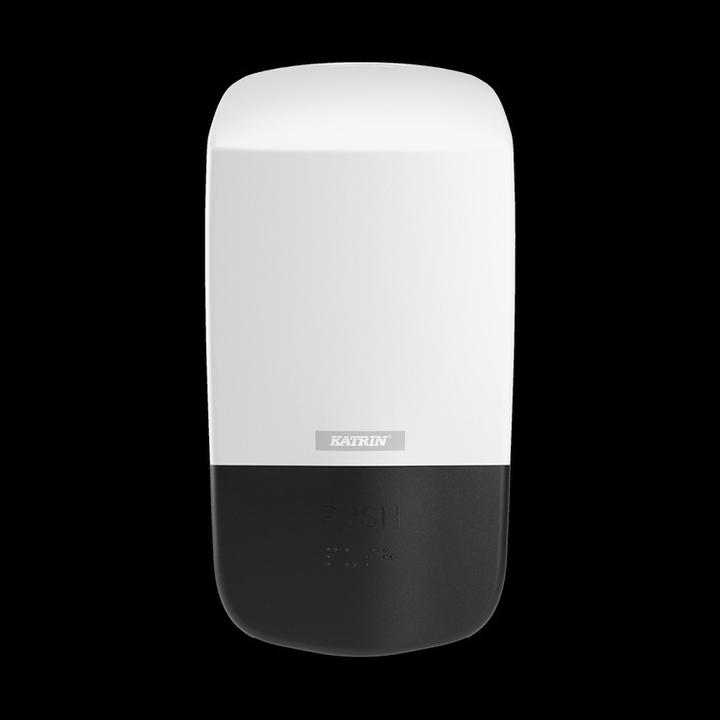 Actual product image Katrin Soap Dispenser Inclusive Plastic 500 ml white with locking function and Braille
