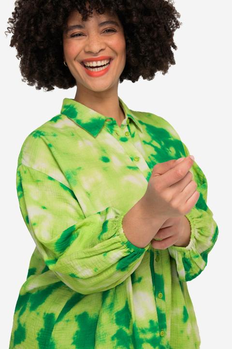 Actual product image Angel of Style Batik Pattern Muslin Shirt Blouse (50)