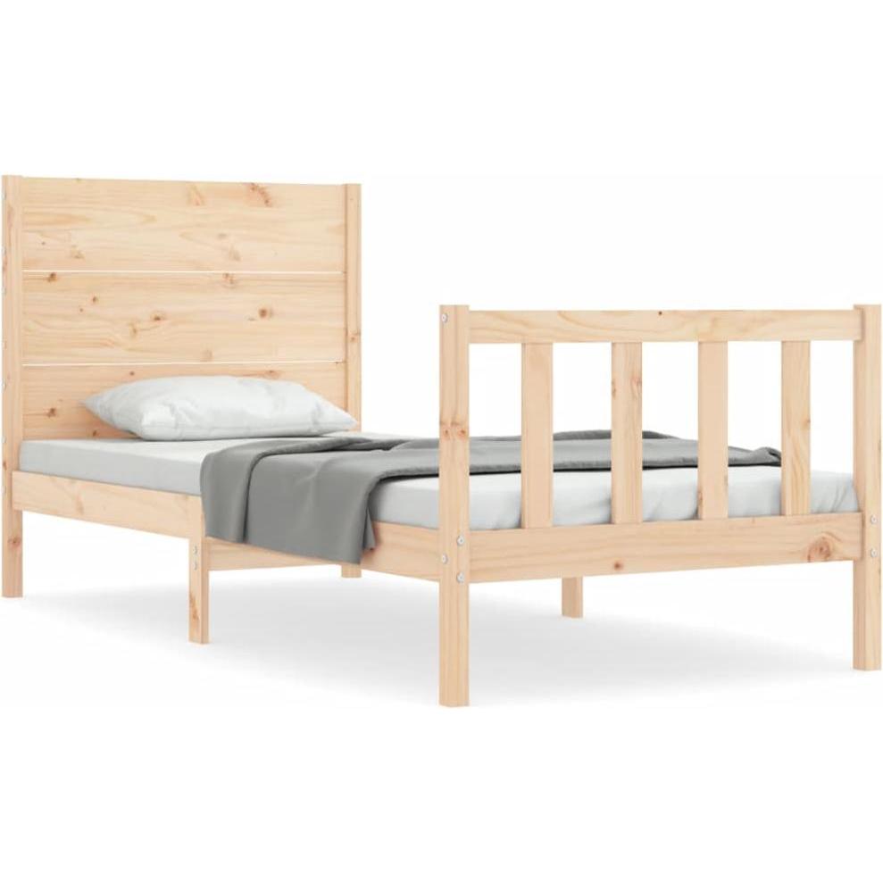 VidaXL, Bett, Creighton (135 x 190 cm)