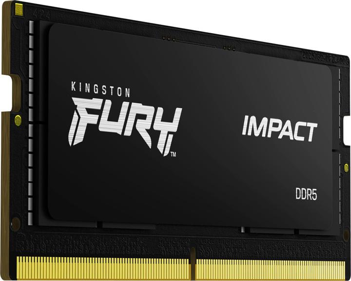 Produktbild Kingston FURY Impact (1 x 8GB, 4800 MHz, DDR5-RAM, SO-DIMM)