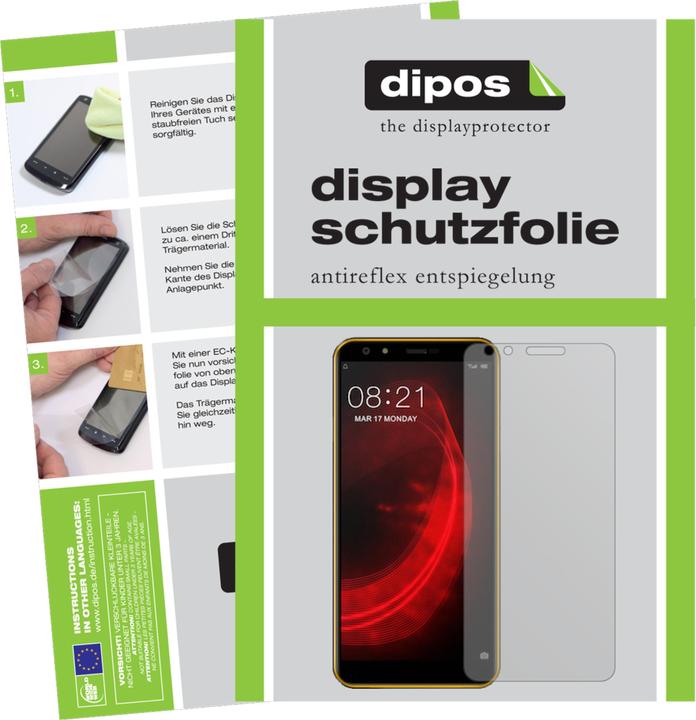 Produktbild Dipos Displayschutzfolie Antireflex (5 Stück, Nubia N2 Lite)