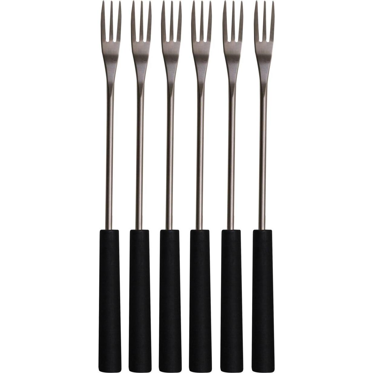 TTM Käsefondue Gabeln, Zubehör Kochen am Tisch, Silber