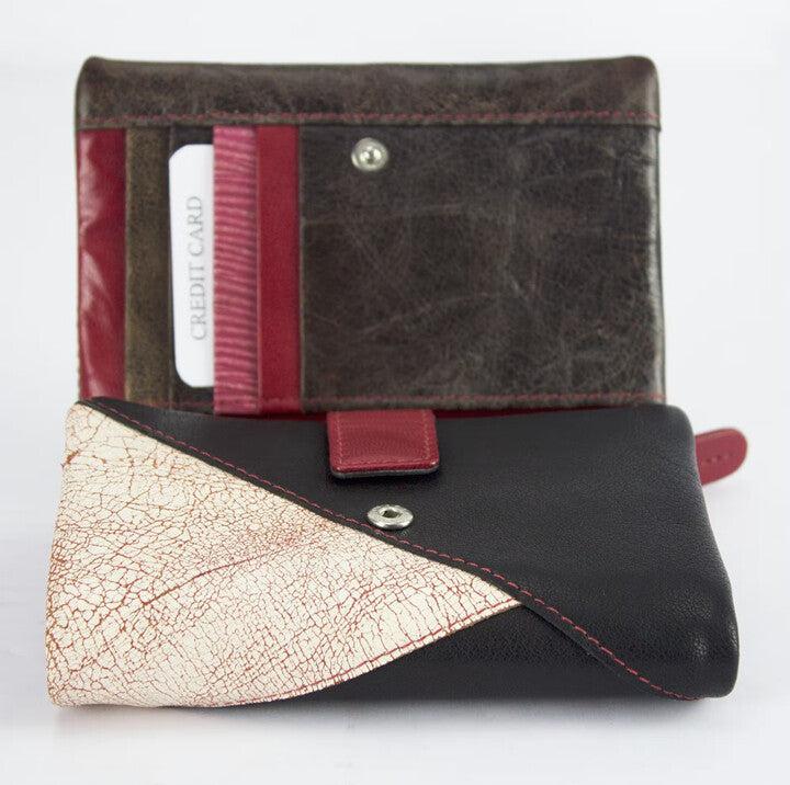 Image du produit Sunsa Portefeuille Femme Portefeuille RFID Cuir Recyclé No.4