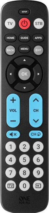 One for All Big Buttom Remote Universalfernbedienung URC 6821 (Infrarot)