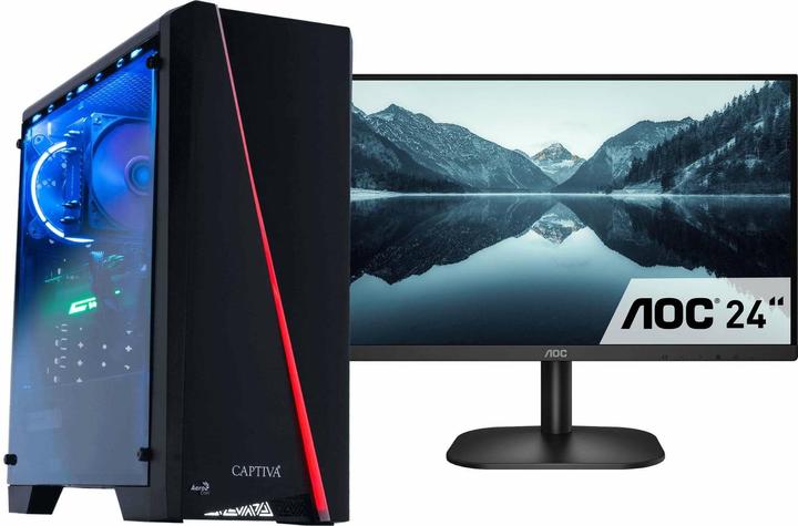 Actual product image Captiva Power Starter R62-485 TFT Bundle Ryzen 3 Radeon Graphics (AMD Ryzen 3 4300GE, 16 GB, 1000 GB, AMD Radeon Graphics)