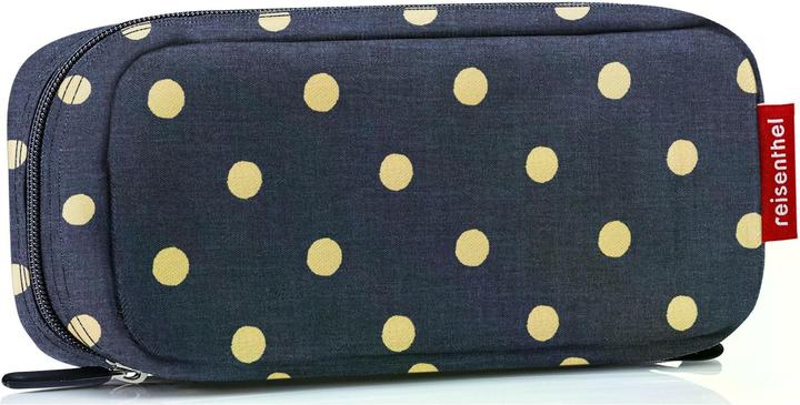 metallic dots blue