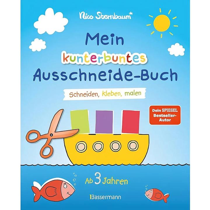 Produktbild Mein kunterbuntes Ausschneide-Buch (Deutsch, Nico Sternbaum, 2018)