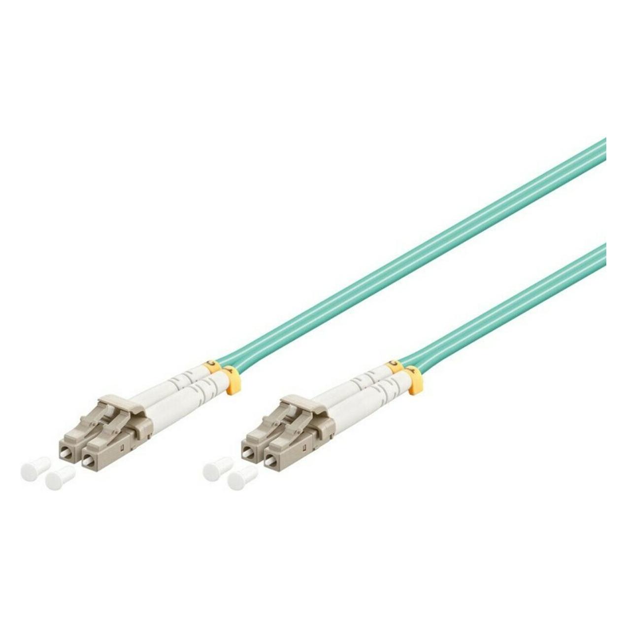 Danicom Glasfaserkabel Lc-Lc OM3 Duplex Patchkabel – 15 Meter, Netzwerkkabel