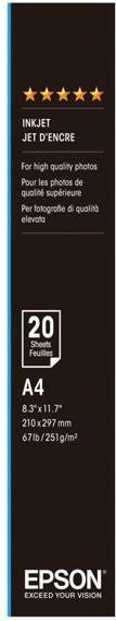 Produktbild Epson Premium Semigloss (251 g/m², A4, 20 x)