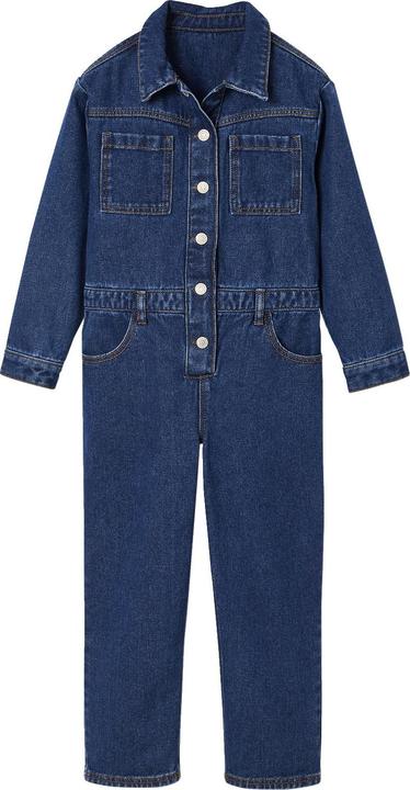 Produktbild Vertbaudet Mädchen Denim-Jumpsuit, Worker-Style (122)
