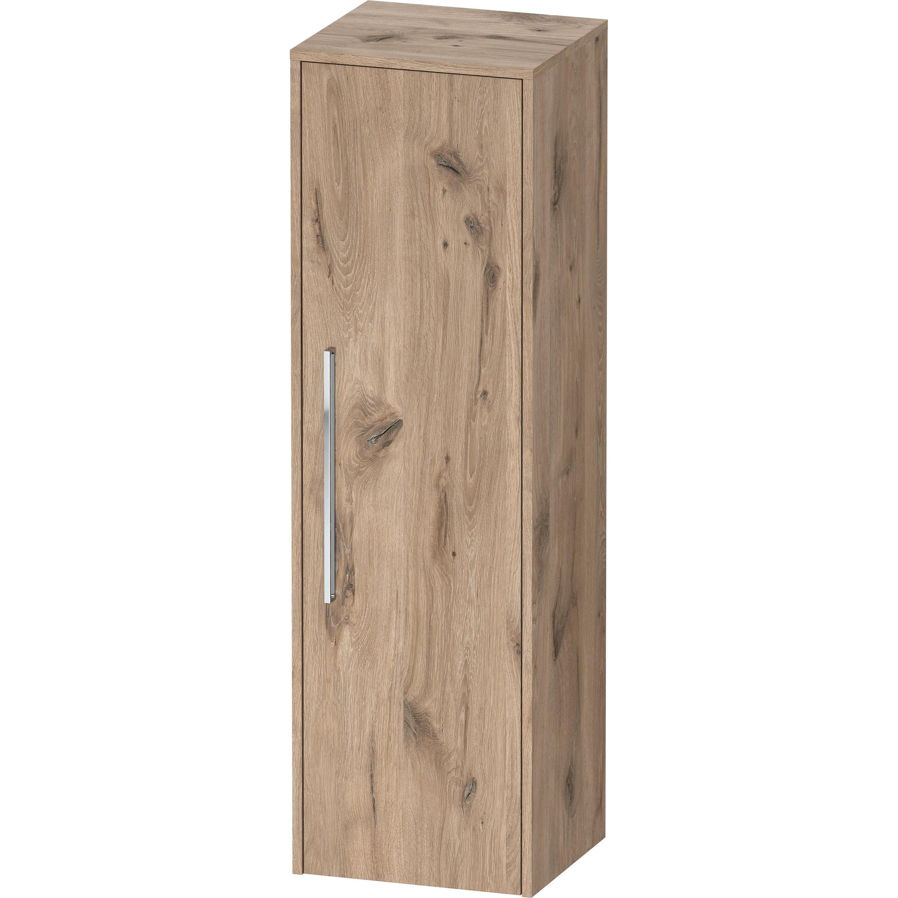 Duravit, Badezimmerschrank, D-Code Halbhochschrank, 1 Tür mit Anschlag rechts, 400x360x1320mm, mit Griff